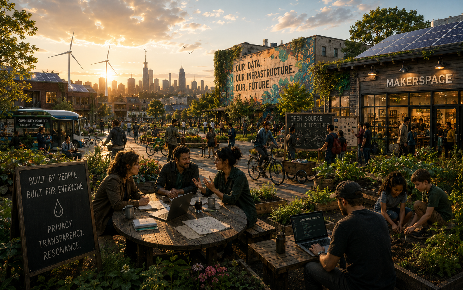 A thriving community shaped by the Resonance Protocol